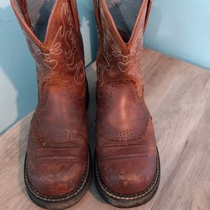 Ariat FatBaby Boot size 7.5 womens Brown